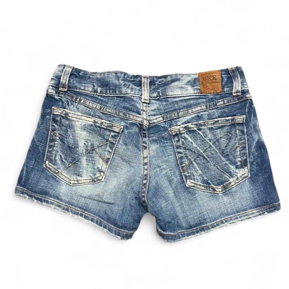 Buckle BKE Low Rise Denim Shorts Size 26 Festival Boho Y2K
